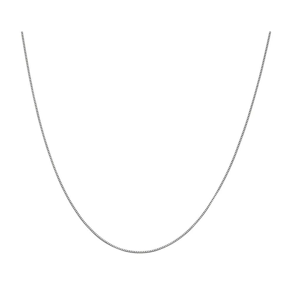 Box Chain (White Gold)