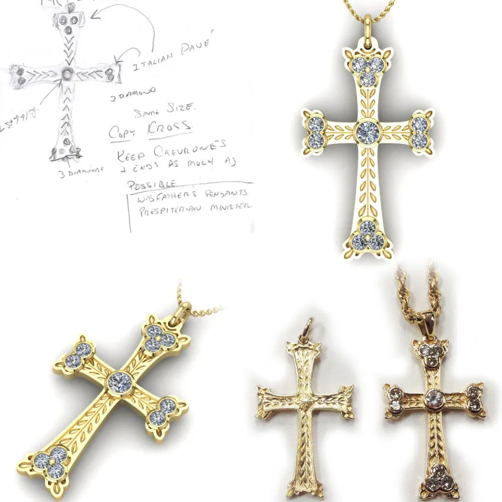 Custom Cross Pendant