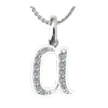 Diamond Initial Pendants