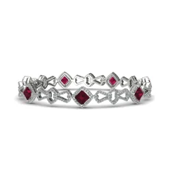 Ealduna Ruby and Diamond Bracelet