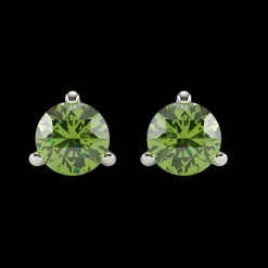Peridot Stud Earrings