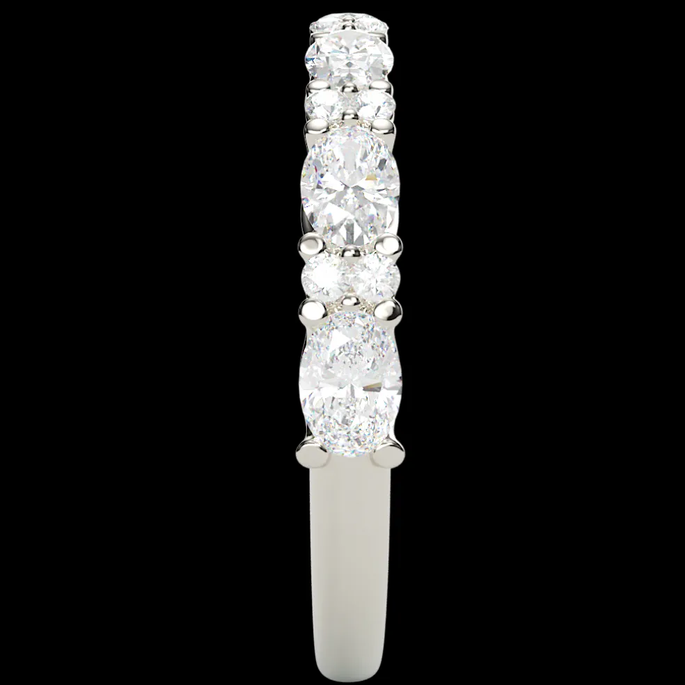 The Venusa Oval Diamond Band